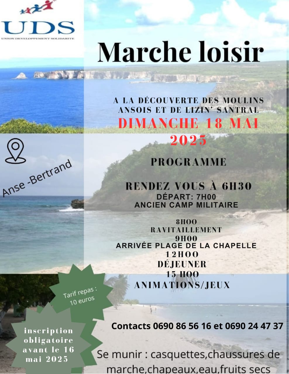 Invitation marche loisir du dimanche 18 mai 2025